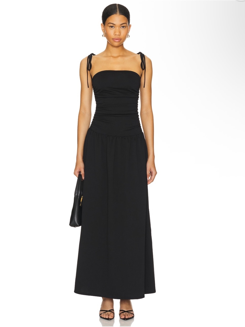 Black maxi dress